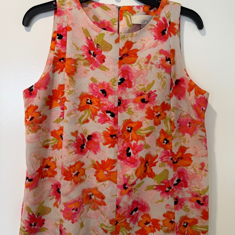 LOFT Floral Top Size MP